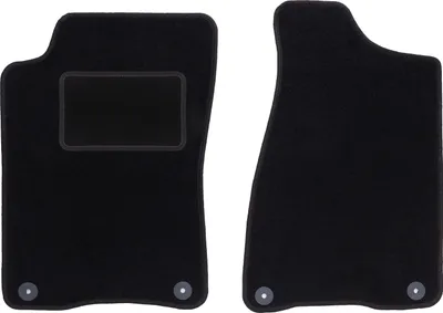 Immagine prodotto di Wielganizator tappetini auto velours anteriori adatto per Audi 80 B4 (1991-1996, berlina, station wagon, Avant) neri, set 2 pz, con fissaggi