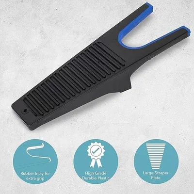 Productafbeelding van Famanu stiefelhulpstuk voor regen- en werkschoenen - Duurzaam kunststof met antislip rubberen handgreep - Geschikt voor alle schoenmaten