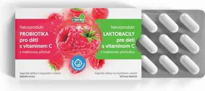 Obrázek produktu pro Naturprodukt probiotika pro děti s vitaminem C 15 tbl