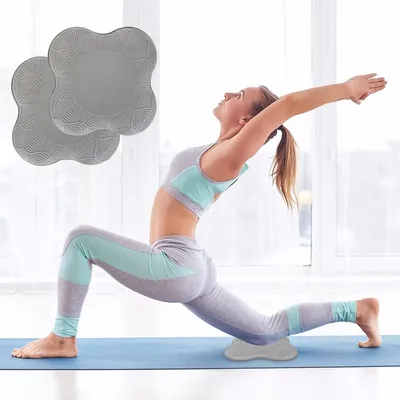Obrázek produktu pro KYSUN 2 kusy kolenní polštářek na jógu, protiskluzová podložka na kolena, sada podložek na kolena, podložka na pilates, chrání ruce lokty pro fitness