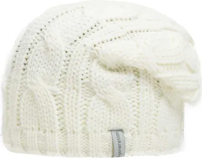 Produktbild von Döll Kindermütze Beanie für Jungen und Mädchen, 100 % Polyacrylnitril, dickes Gewebe, weiß