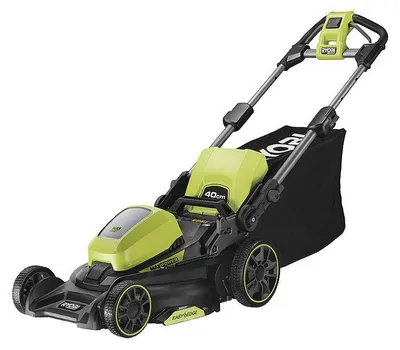 Image de Tondeuse à gazon électrique à batterie, à pousser, RY36LM40A-0 Ryobi 36 V, largeur de coupe 40 cm