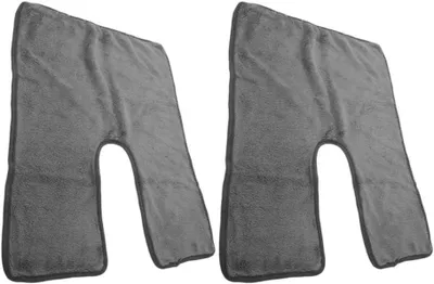 Produktbild von 2er-Pack Haarhandtücher aus Korallenvlies, dicke Mikrofaser-Badetücher für nasses Haar