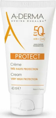 Produktbild von A-Derma Protect Cream SPF50+ Normal To Dry Fragile Skin 40ml