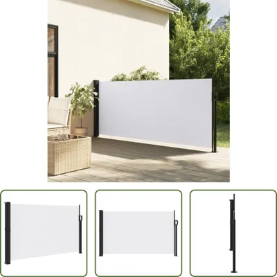 Imagen del producto de Toldo enrollable "Living Store" para fachada, color blanco, dimensiones 120 x 500 cm