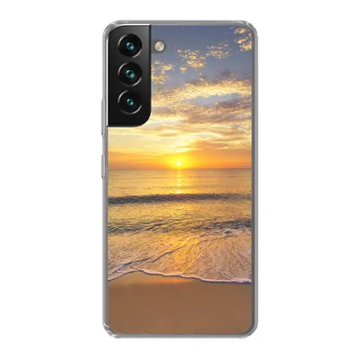 Produktbild von MuchoWow® Handyhülle Schutzhülle Hülle für Samsung Galaxy S22 Strand - Sonnenuntergang - Meer Silikon Softcase Handy Hülle - Mobiltelefonhülle