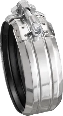 Produktbild von OHA-Rabbit-Verbinder für Guss-Rohre DN 100, Edelstahl W2, EPDM (810)