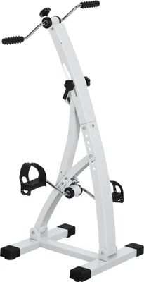 Produktbild von Pedaltrainer für Senioren extra Leise Mini Heimtrainer mit LCD Display Befestigungsband Arm- und Beintrainer Bewegungstrainer Tischfahrrad Mini Bike Fitnessgerät für Zuhause Büro