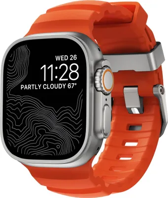 Image de Nomad Rocky Point Band Apple Watch 42mm / 44mm / 45mm / 49mm Magma Connector Natural