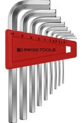 Produktbild von PB Swiss Tools Winkelschraubendreher- Satz 210.H-8 10 Stk