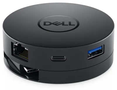 Produktbild von DELL DA300 Kabelgebunden USB 3.2 Gen 2 (3.1 Gen 2) Type-C Schwarz
