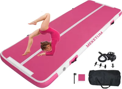 Image de Tapis de gymnastique gonflable, idéal pour l'entraînement et le fitness