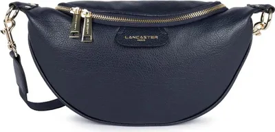 Image de Lancaster Sac banane Zippé Dune Bleu Foncé