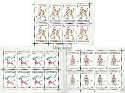 Produktbild von Briefmarken Russland 1992 Mi 245Klb-247Klb Kleinbogen (kompl.Ausg.) postfrisch Olympische Sommerspiele 92