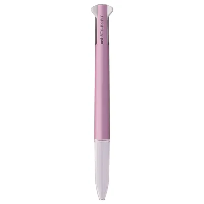 Produktbild von Uni Mitsubishi Pencil Style Fit Multifunktionsstift-Gehäuse - 3 Farben - Metallic-Rosa