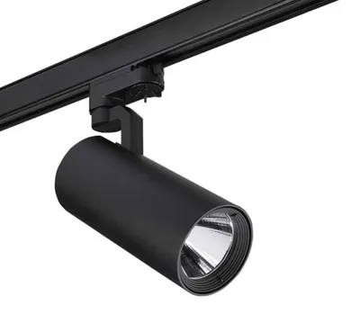 Image de Spots LED C4 Mini sur rail - 19,1 W, lumière blanche neutre, 1723 lm, couleur noire