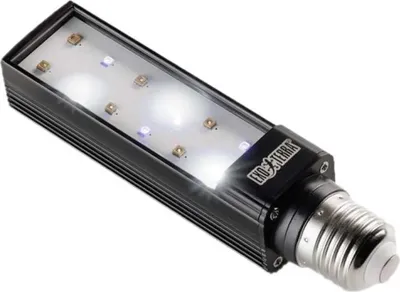 Image de Exo Terra TerraSky : lampe LED pour terrarium, noire | couverture UV horizontale | 20 000 heures