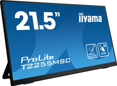 Produktbild von iiyama ProLite T2255MSC-B1 Computerbildschirm 54,6 cm (21.5") 1920 x 1080 Pixel Full HD LCD Touchscreen Schwarz