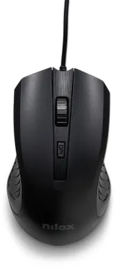 Zdjęcie produktu dla Nilox MOUSB1013, Optyczny, USB Typu-A, 2400 DPI, Czarny