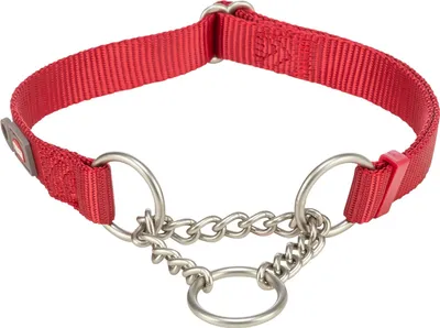 Produktbild von TRIXIE Premium Zug-Stopp-Halsband - rot - 45–70 cm/25 mm