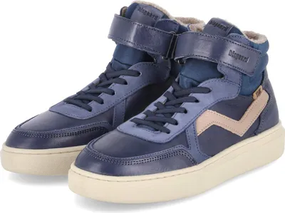 Produktbild von Bisgaard Kinder High Sneaker MIO TEX Blau Leder Textil wasserfest Größe: 34