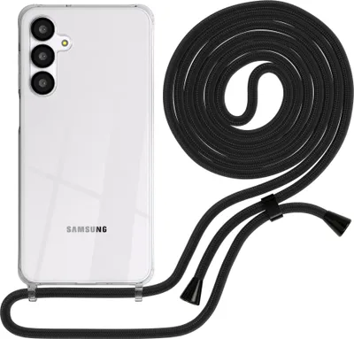 Produktbild von EAZY CASE Handykette mit Hülle für Samsung Galaxy A16 Backcover Handykette, zum Umhängen in Schwarz