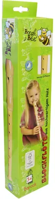 Produktbild von Blockflöte Holz Barockstil 32cm Musikinstrument Kinder