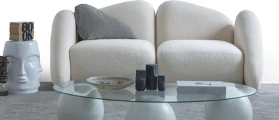 Produktbild von Stilvoller Grauer 3-Sitzer Designer Möbel Wohnzimmer Textilsofa