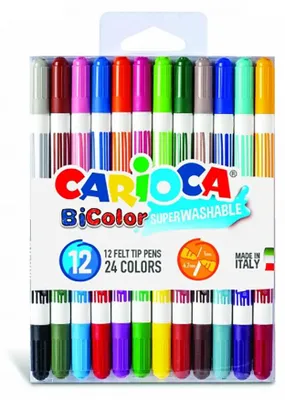 Produktbild von Carioca Bi-Color, Medium, Mehrfarbig, Rundspitze, 1 mm, 4,7 mm, Rund