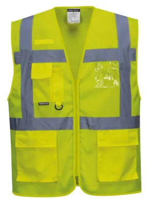 Image de Gilet Hv Meshair Athène Couleur : Jaune Taille Xxl - Portwest