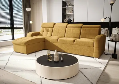 Produktbild von Ecksofa 315 cm Gelb Kronos 1  Links Kongo RBN10