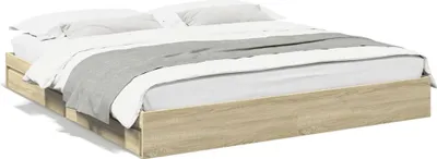 Obrázek produktu pro vidaXL Rám postele se zásuvkami Sonoma dub 180x200cm materiál na bázi dřeva