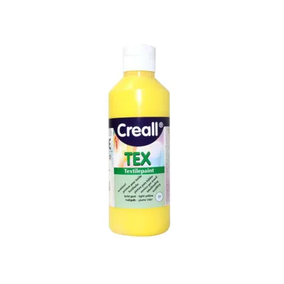 Zdjęcie produktu dla Creall farba do tekstyliów żółta, 250 ml