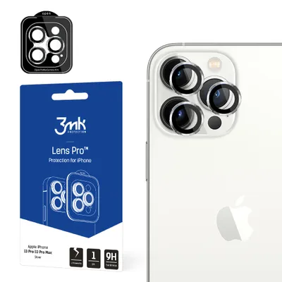 Produktbild von Apple iPhone 13 Pro/13 Pro Max - 3MK Linsenschutz Pro Silber