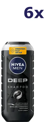 Produktbild von 6x Nivea Shampoo Men – Deep 250 ml