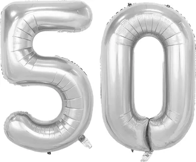 Obrázek produktu pro Set -Folienballon - Silber/40inch - 5 + 0