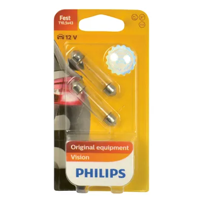 Immagine prodotto di Philips 12866B2 C10W Festoon Vision