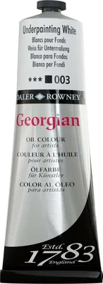 Zdjęcie produktu dla Daler Rowney Georgian Farba olejna Underpaint White 225 ml 1 szt.