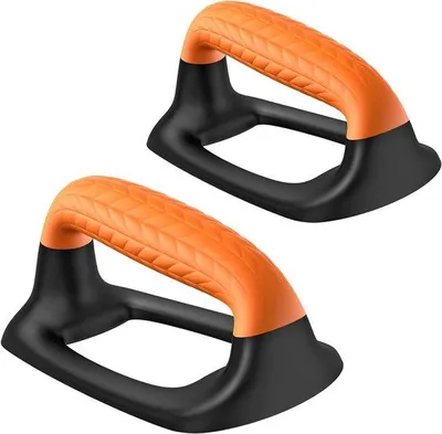 Produktbild von Liegestützstangen – Zum Training des Oberkörpers – Ergonomisches Design – 20,3 cm – Schwarz