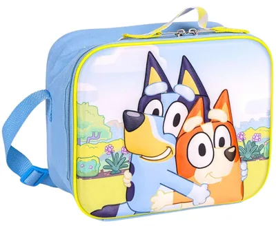 Produktbild von Bluey 3D Kühltasche isoliert - Kinder Lunchtasche mit Trolley-Befestigungsgurt