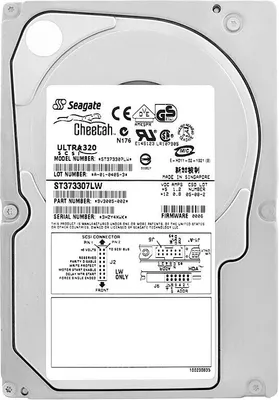 Produktbild von Seagate Cheetah 73.4GB HDD, 5 - 55 °C, -40 - 70 °C, 5 - 95%, SCSI, 5 - 95%, -304,8 - 3048 m