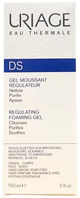 Zdjęcie produktu dla Uriage - Żel oczyszczający do skóry suchej i podrażnionej DS (Regulating Foaming Gel) 150 ml 150ml