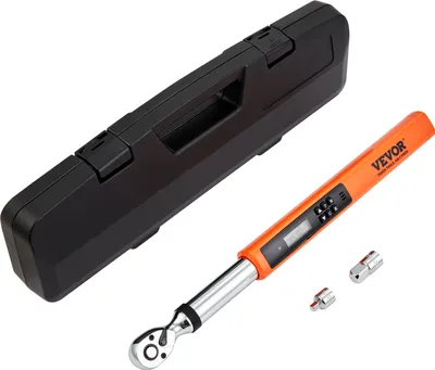 Obrázek produktu pro Momentový klíč VEVOR 3/8", sada momentových klíčů na jízdní kola a motocykly 5-50 Nm, přesnost ±2 %, adaptér 1/2-1/4", momentový klíč s ráčnovou hlavou 72 zubů Uživatelsky přívětivé nastavení