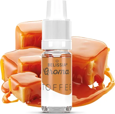 Produktbild von Belissia Lebensmittelaroma Toffee - 10ml Hochdosiertes Aroma - Kalorienfrei, Vegan - Für Speisen, Getränke, Shake, Quark, Nebelmaschine, Diffuser uvm.