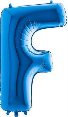 Obrázek produktu pro Nafukovací balónek písmeno F modré 102 cm
