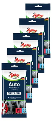 Produktbild von Poliboy Reinigungstücher Auto Staubmeister Feuchttücher 5er Set - Inhalt 100 Stück, Reinigung Pflege