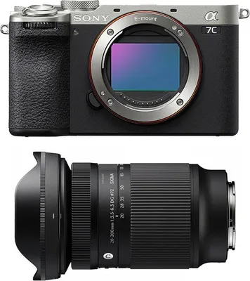 Image de SONY Alpha 7C II Silver + Objectif SIGMA 20-200mm f/3.5-6.3 Contemporary