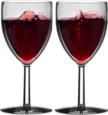 Produktbild von Rosti Mepal Weinglaser - 2x - Kunststoff - 300 ml - 8 x 16 cm