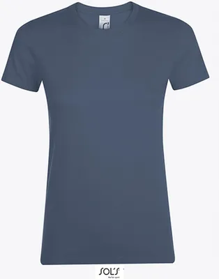 Produktbild von SOLs 01825 | Damen Regent T-Shirt / Halbgekämmte ringgesponnene Baumwolle - Farbe: Denim - Größe: XL