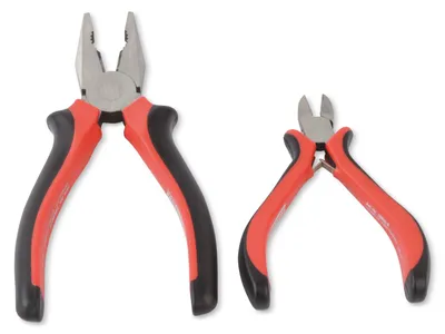 Two pliers are shown against a white background.